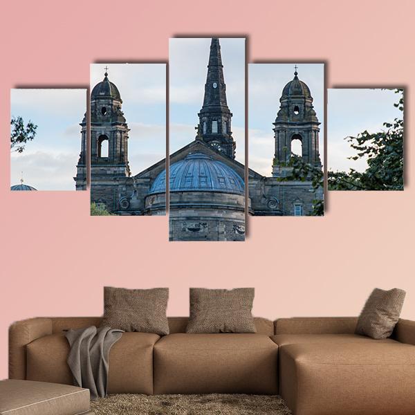 St Cuthbert Parish Church Canvas Wall Art-5 Star-Gallery Wrap-62" x 32"-Tiaracle
