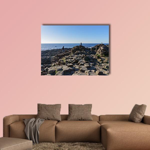 Giant's Causeway Northern Ireland Canvas Wall Art-1 Piece-Gallery Wrap-48" x 32"-Tiaracle