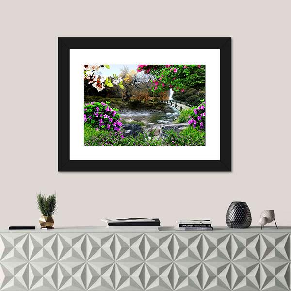 The Four Seasons Canvas Wall Art-3 Horizontal-Gallery Wrap-25" x 16"-Tiaracle
