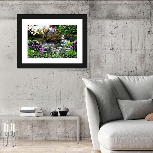 The Four Seasons Canvas Wall Art-5 Horizontal-Gallery Wrap-22" x 12"-Tiaracle