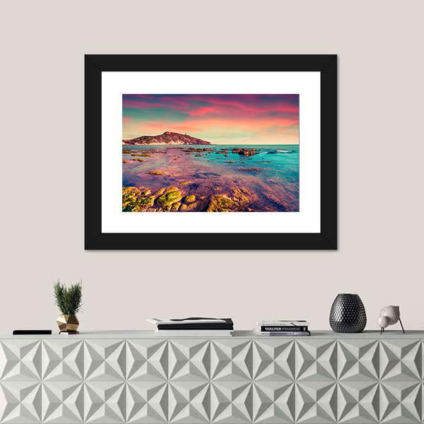 The Giallonardo Beach Panoramic Canvas Wall Art-1 Piece-36" x 12"-Tiaracle