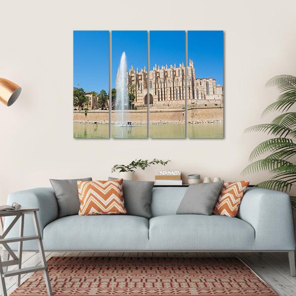 Palma de Mallorca Spain Canvas Wall Art-4 Horizontal-Gallery Wrap-34" x 24"-Tiaracle