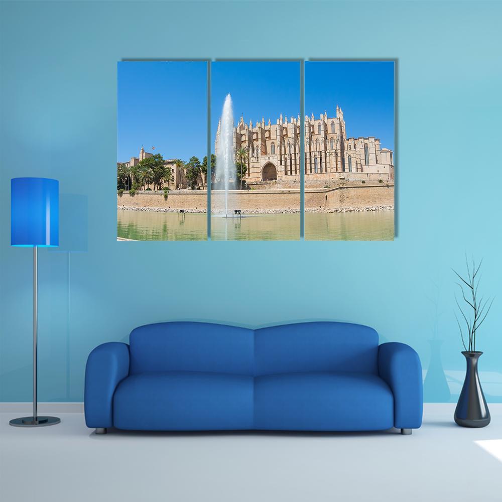 Palma de Mallorca Spain Canvas Wall Art-3 Horizontal-Gallery Wrap-37" x 24"-Tiaracle