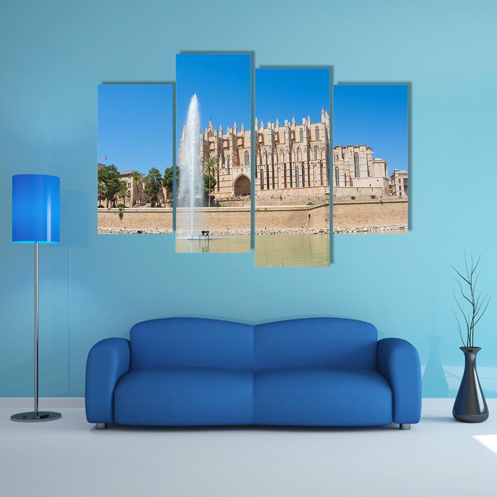 Palma de Mallorca Spain Canvas Wall Art-4 Pop-Gallery Wrap-50" x 32"-Tiaracle