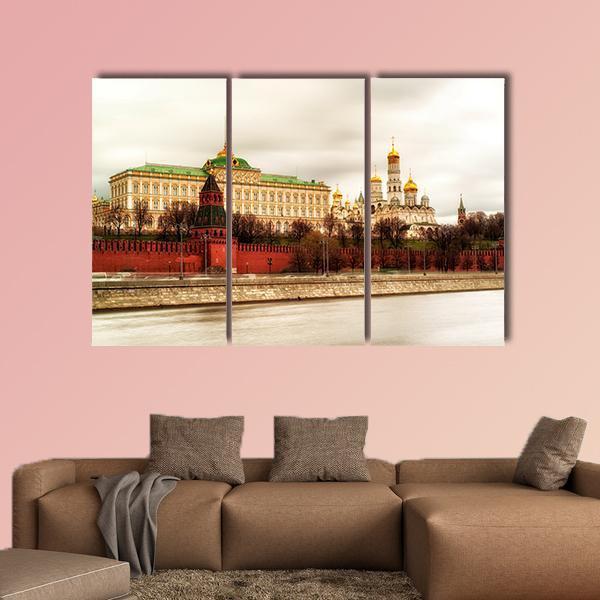 The Grand Kremlin Palace Canvas Wall Art-3 Horizontal-Gallery Wrap-37" x 24"-Tiaracle