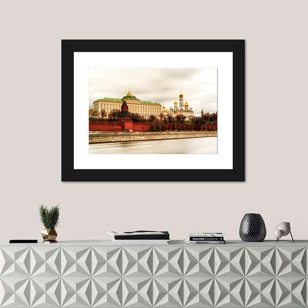 The Grand Kremlin Palace Panoramic Canvas Wall Art-1 Piece-36" x 12"-Tiaracle