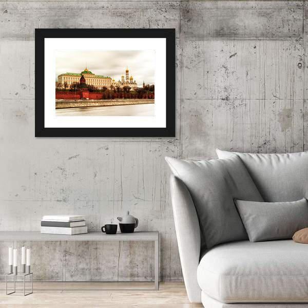 The Grand Kremlin Palace Panoramic Canvas Wall Art-1 Piece-36" x 12"-Tiaracle