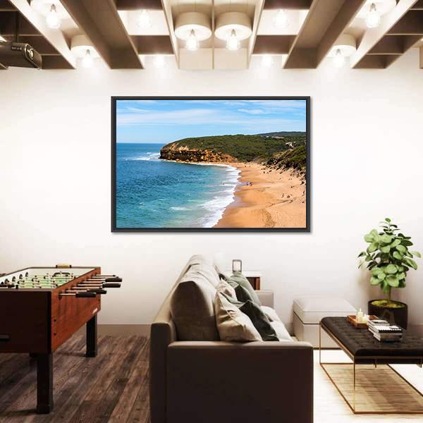 The Great Ocean Road Australia Canvas Wall Art-5 Horizontal-Gallery Wrap-22" x 12"-Tiaracle