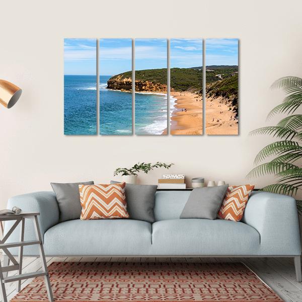The Great Ocean Road Australia Canvas Wall Art-5 Horizontal-Gallery Wrap-22" x 12"-Tiaracle