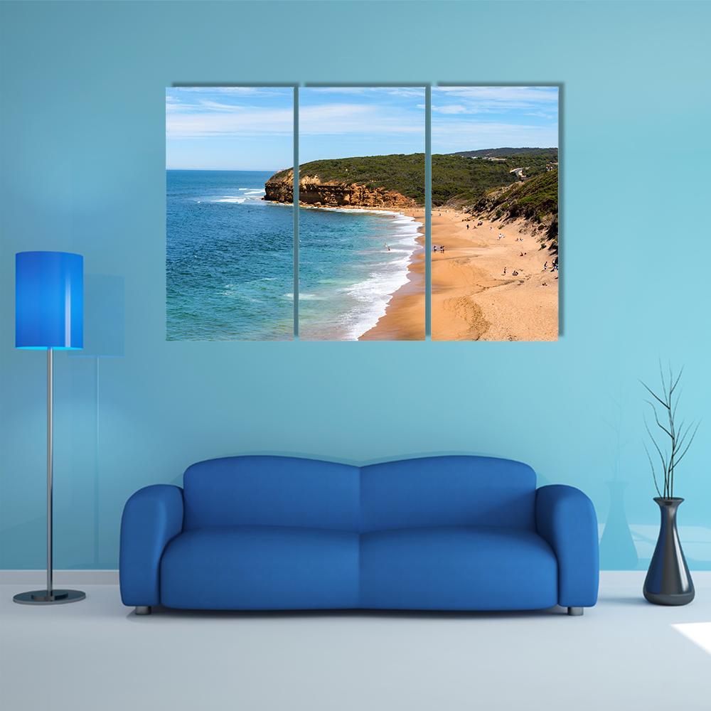 The Great Ocean Road Australia Canvas Wall Art-3 Horizontal-Gallery Wrap-37" x 24"-Tiaracle