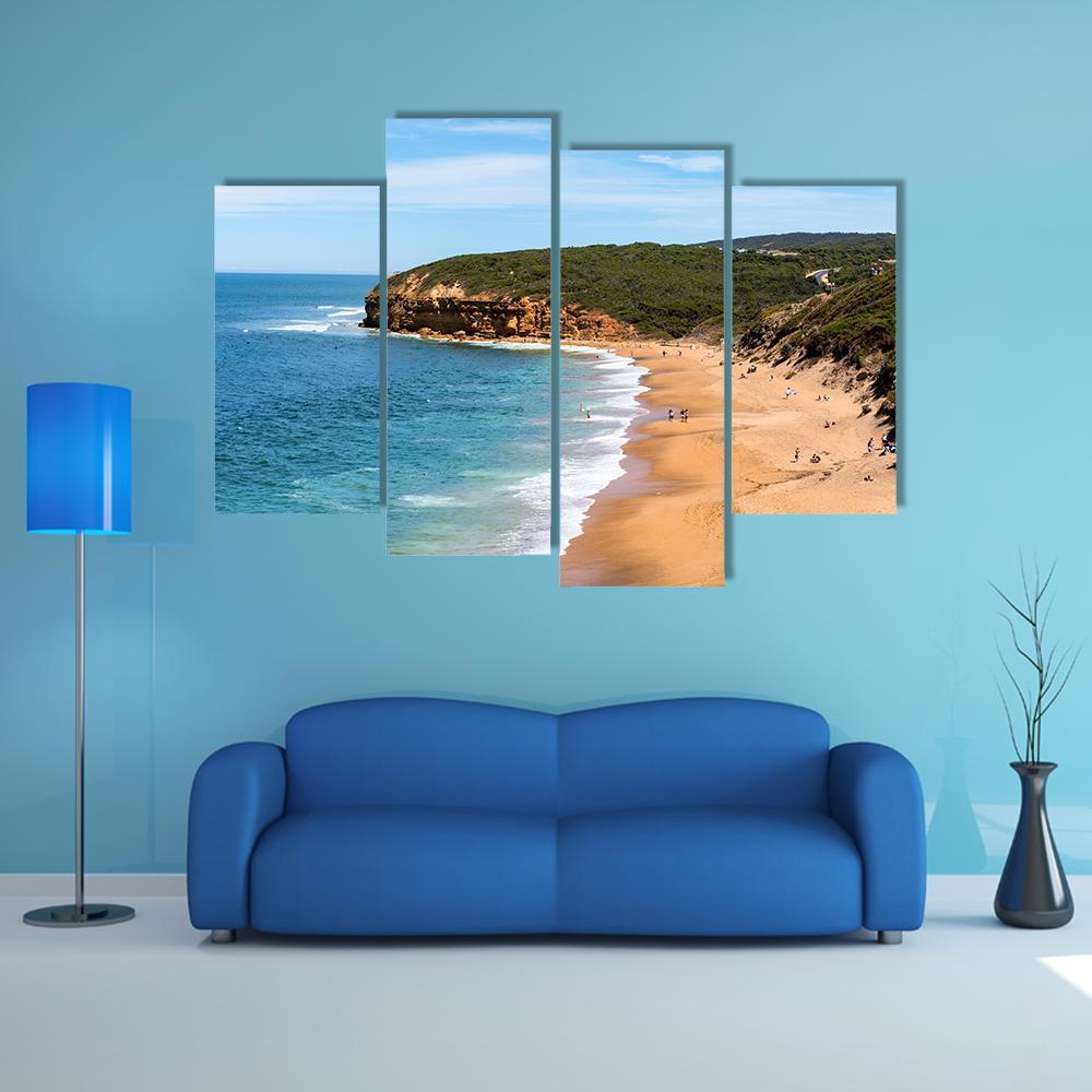 The Great Ocean Road Australia Canvas Wall Art-4 Pop-Gallery Wrap-50" x 32"-Tiaracle