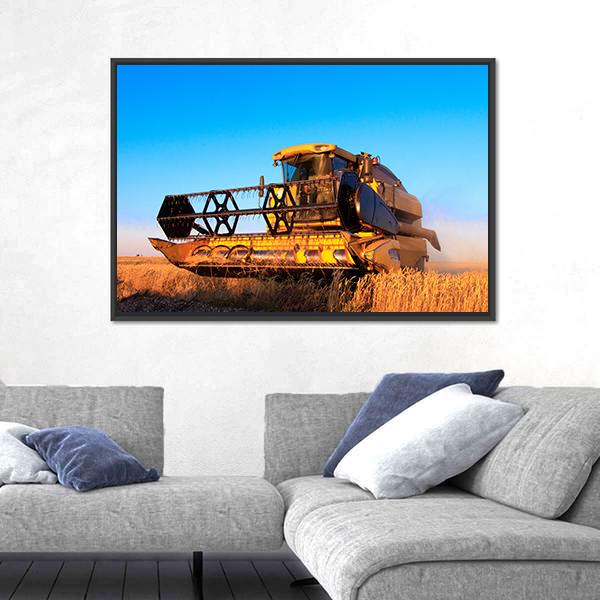 The Harvest Time Canvas Wall Art-1 Piece-Floating Frame-24" x 16"-Tiaracle