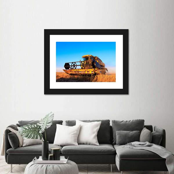 The Harvest Time Canvas Wall Art-1 Piece-Framed Print-20" x 16"-Tiaracle