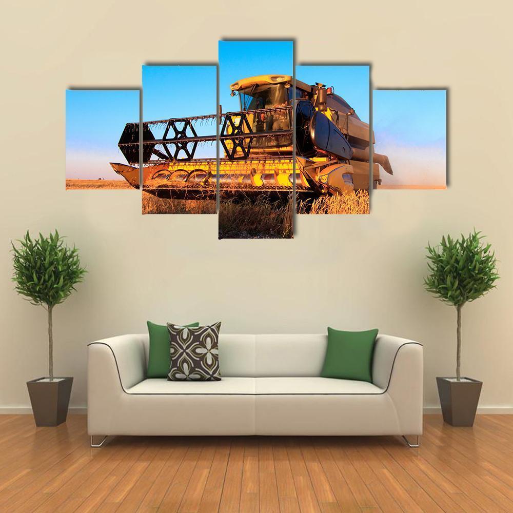 The Harvest Time Canvas Wall Art-5 Star-Gallery Wrap-62" x 32"-Tiaracle