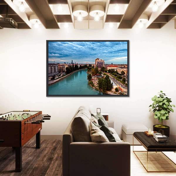 The Herrmann Beach Canvas Wall Art-3 Horizontal-Gallery Wrap-25" x 16"-Tiaracle