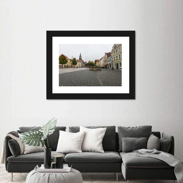 The Historic Part Of Town Alt Market Canvas Wall Art-1 Piece-Framed Print-20" x 16"-Tiaracle