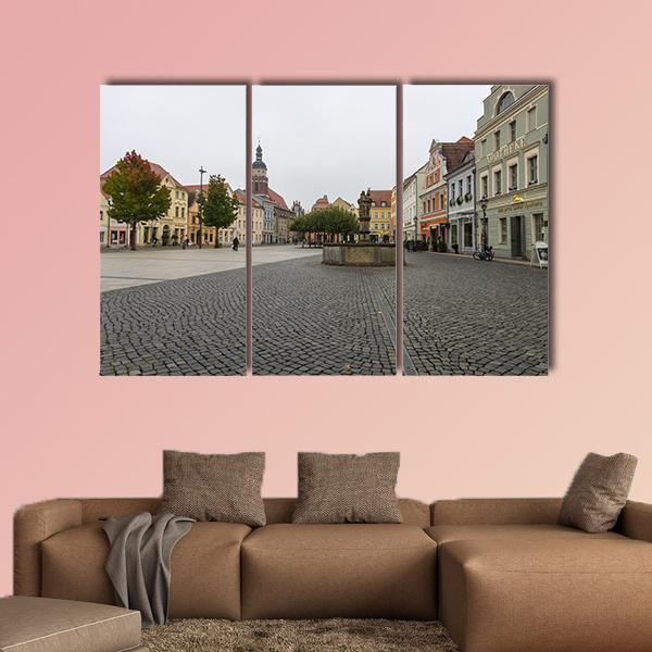 The Historic Part Of Town Alt Market Canvas Wall Art-3 Horizontal-Gallery Wrap-25" x 16"-Tiaracle