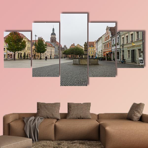 The Historic Part Of Town Alt Market Canvas Wall Art-5 Star-Gallery Wrap-62" x 32"-Tiaracle