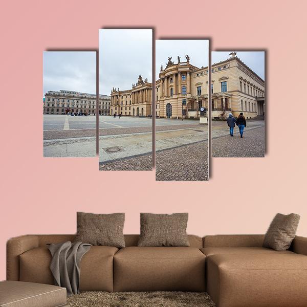 The Humboldt University Berlin Canvas Wall Art-4 Pop-Gallery Wrap-50" x 32"-Tiaracle