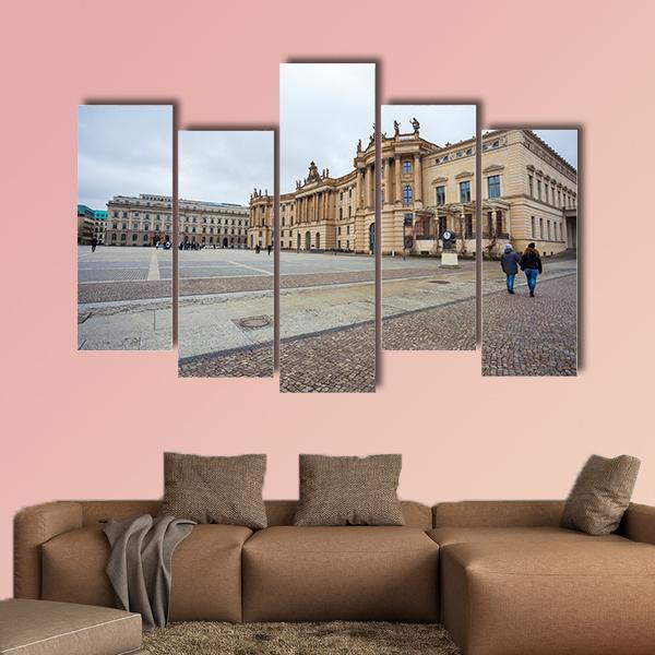 The Humboldt University Berlin Canvas Wall Art-5 Pop-Gallery Wrap-47" x 32"-Tiaracle