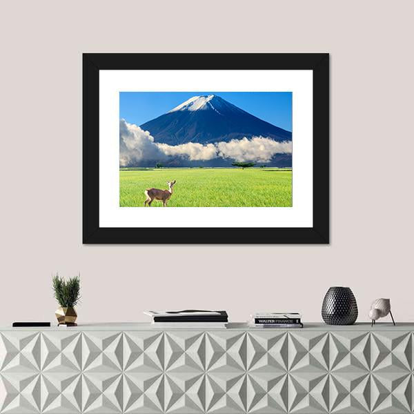 The Imaging Of Beautiful Landscape With Nice Nature Color Canvas Wall Art-1 Piece-Framed Print-20" x 16"-Tiaracle