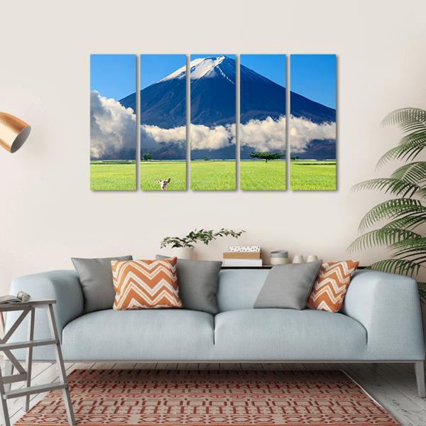 The Imaging Of Beautiful Landscape With Nice Nature Color Canvas Wall Art-5 Horizontal-Gallery Wrap-22" x 12"-Tiaracle