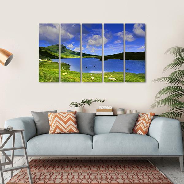 The Isle Of Skye Scotland Canvas Wall Art-5 Horizontal-Gallery Wrap-22" x 12"-Tiaracle