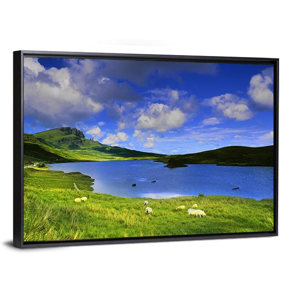 The Isle Of Skye Scotland Canvas Wall Art-3 Horizontal-Gallery Wrap-25" x 16"-Tiaracle