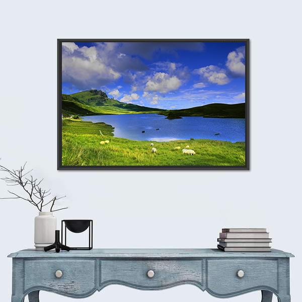 The Isle Of Skye Scotland Canvas Wall Art-3 Horizontal-Gallery Wrap-25" x 16"-Tiaracle