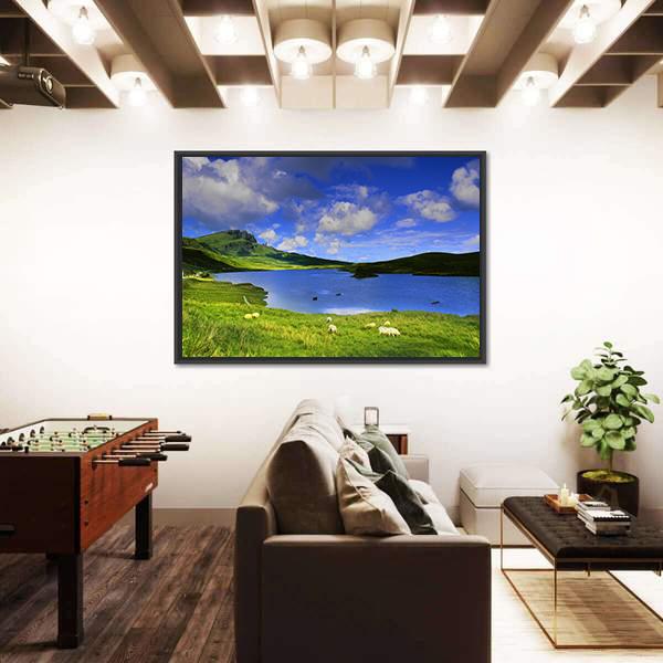 The Isle Of Skye Scotland Canvas Wall Art-3 Horizontal-Gallery Wrap-25" x 16"-Tiaracle