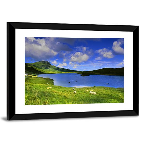 The Isle Of Skye Scotland Canvas Wall Art-3 Horizontal-Gallery Wrap-25" x 16"-Tiaracle
