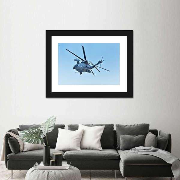 The Jasdf UH-60j Canvas Wall Art-1 Piece-Framed Print-20" x 16"-Tiaracle