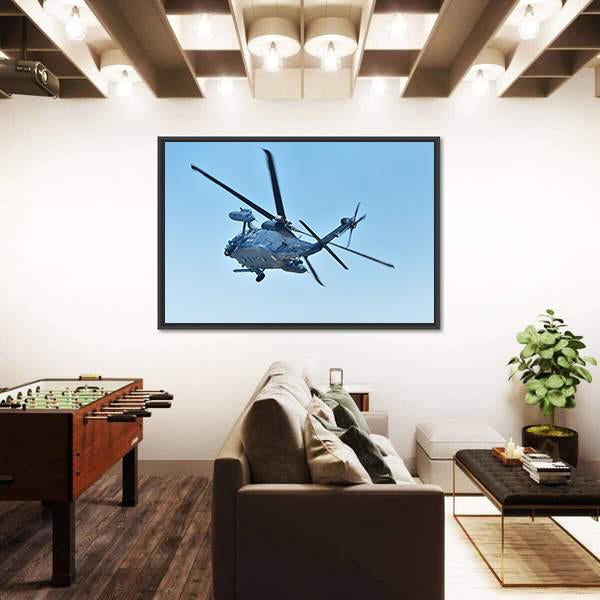 The Jasdf UH-60j Canvas Wall Art-3 Horizontal-Gallery Wrap-25" x 16"-Tiaracle