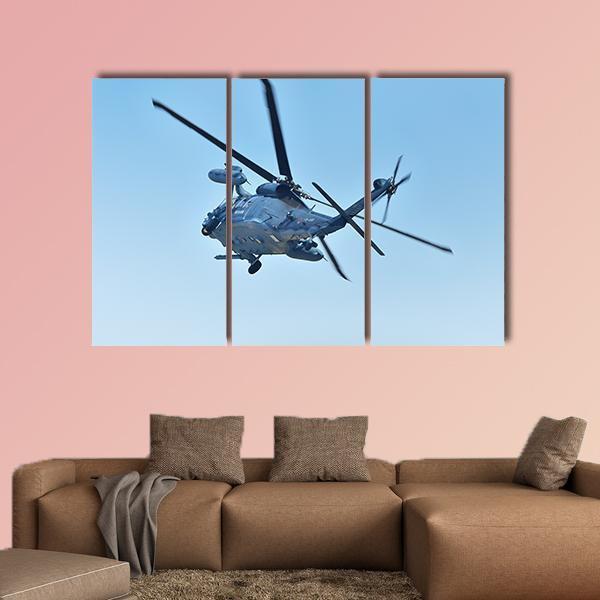 The Jasdf UH-60j Canvas Wall Art-3 Horizontal-Gallery Wrap-37" x 24"-Tiaracle