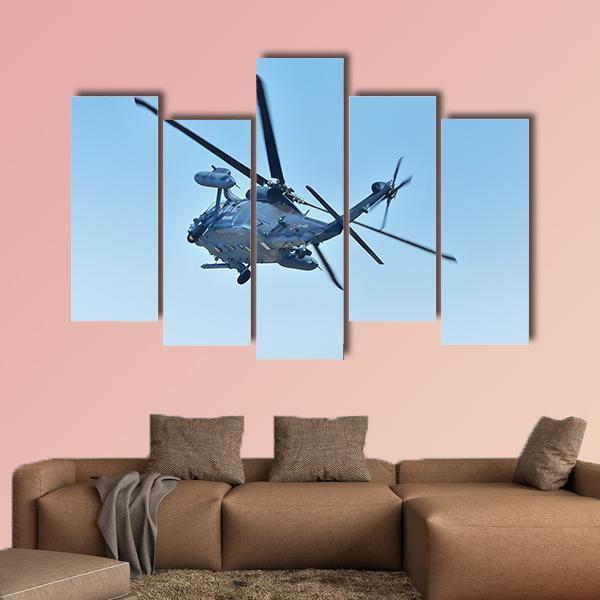 The Jasdf UH-60j Canvas Wall Art-5 Pop-Gallery Wrap-47" x 32"-Tiaracle