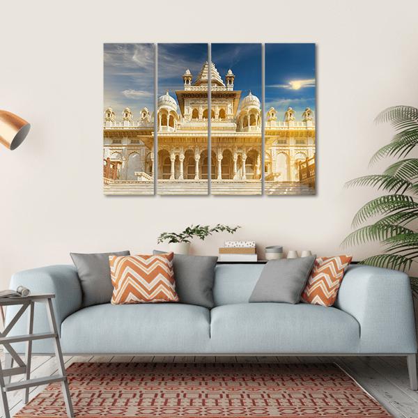 The Jaswant Thada India Canvas Wall Art-4 Horizontal-Gallery Wrap-34" x 24"-Tiaracle
