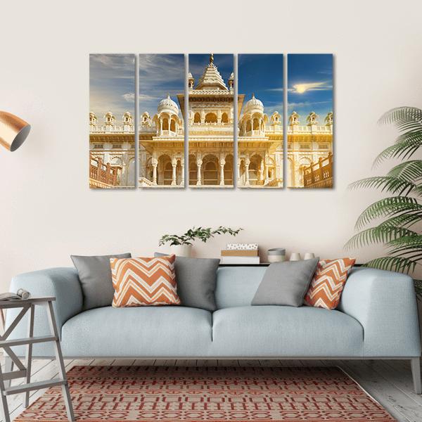 The Jaswant Thada India Canvas Wall Art-5 Horizontal-Gallery Wrap-22" x 12"-Tiaracle