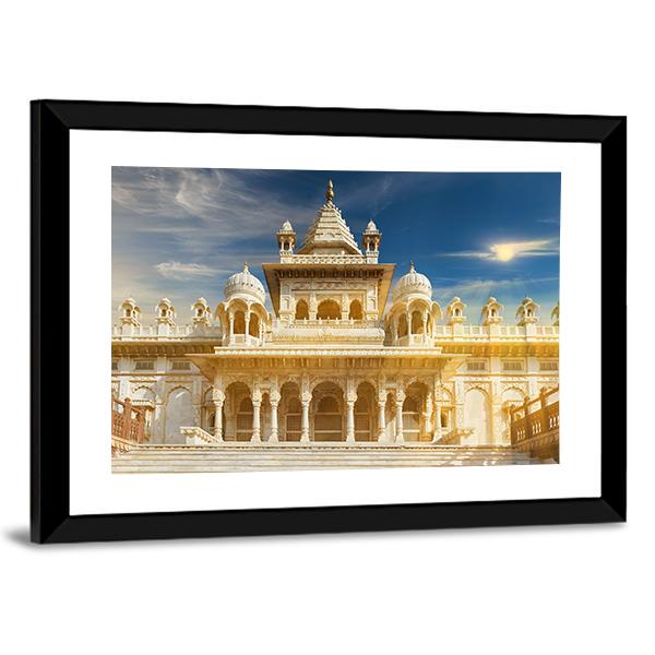 The Jaswant Thada India Canvas Wall Art-5 Horizontal-Gallery Wrap-22" x 12"-Tiaracle