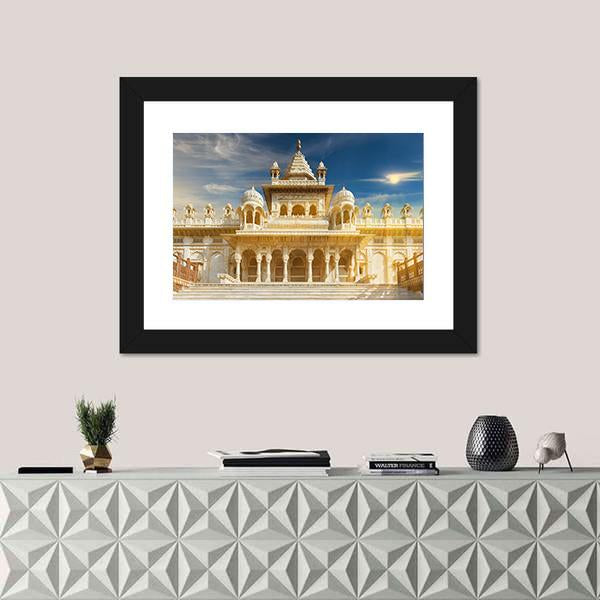 The Jaswant Thada India Canvas Wall Art-5 Horizontal-Gallery Wrap-22" x 12"-Tiaracle