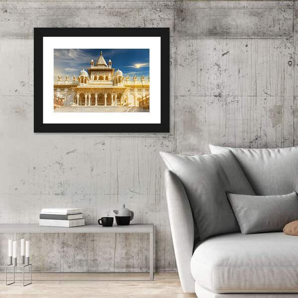 The Jaswant Thada India Canvas Wall Art-5 Horizontal-Gallery Wrap-22" x 12"-Tiaracle