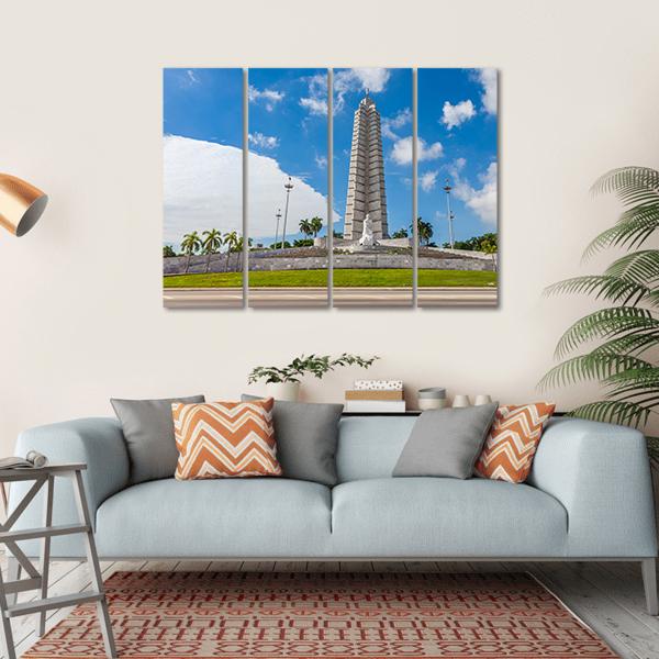 The Jose Marti Memorial Canvas Wall Art-4 Horizontal-Gallery Wrap-34" x 24"-Tiaracle