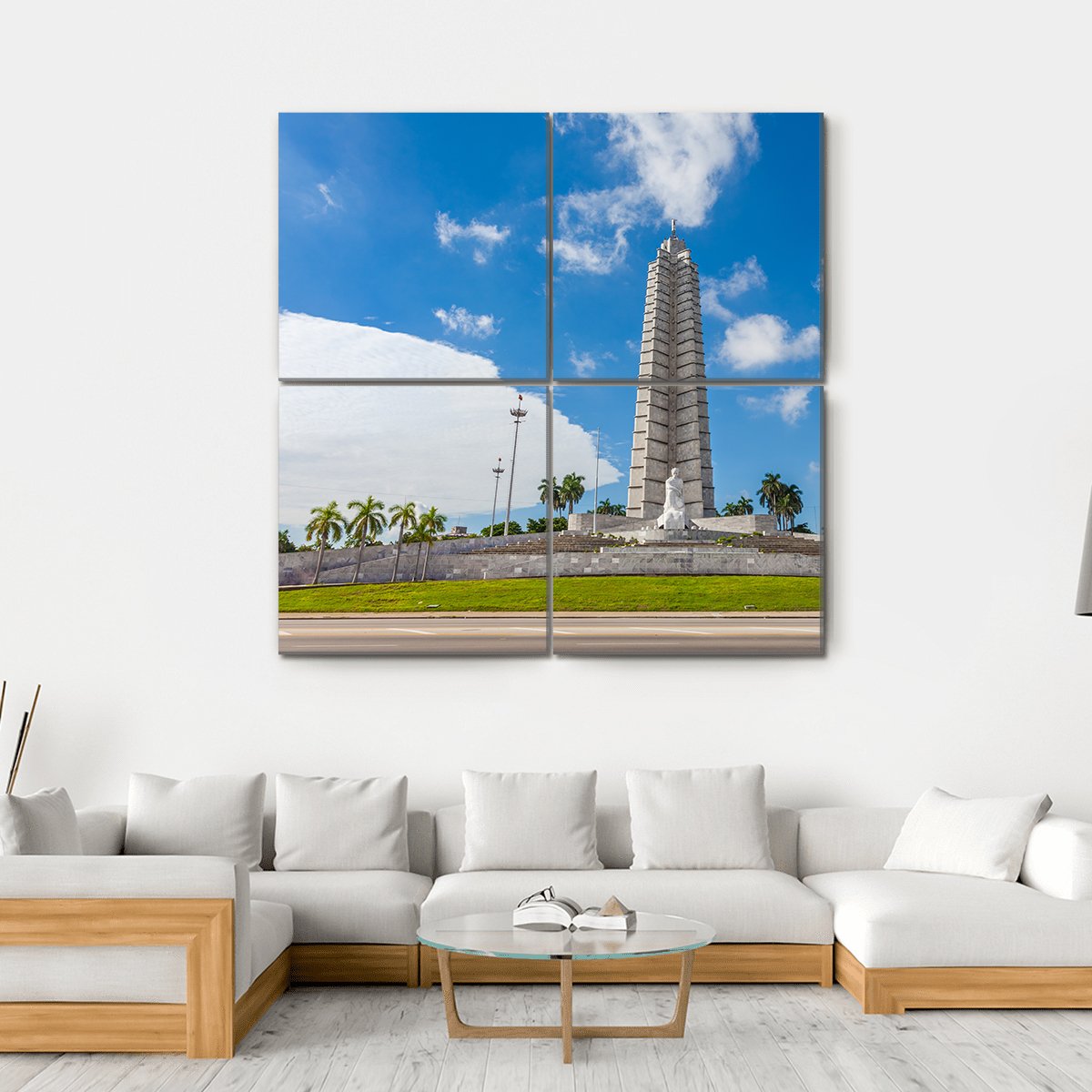 The Jose Marti Memorial Canvas Wall Art-4 Square-Gallery Wrap-17" x 17"-Tiaracle