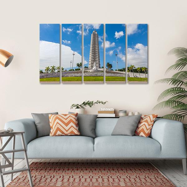 The Jose Marti Memorial Canvas Wall Art-5 Horizontal-Gallery Wrap-22" x 12"-Tiaracle