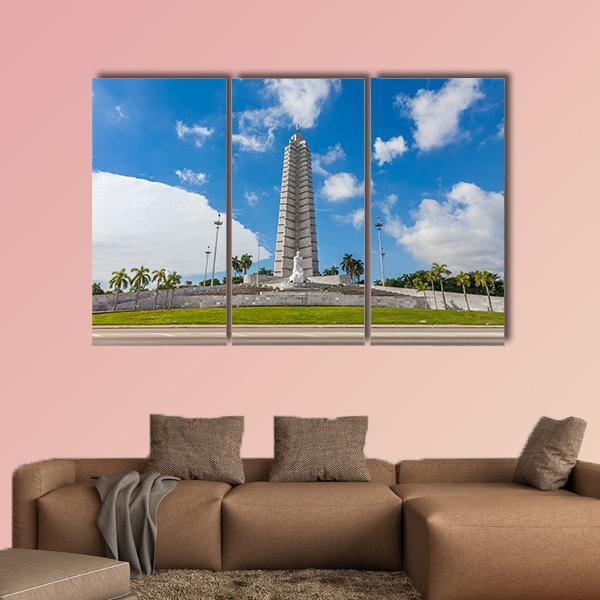 The Jose Marti Memorial Canvas Wall Art-3 Horizontal-Gallery Wrap-37" x 24"-Tiaracle