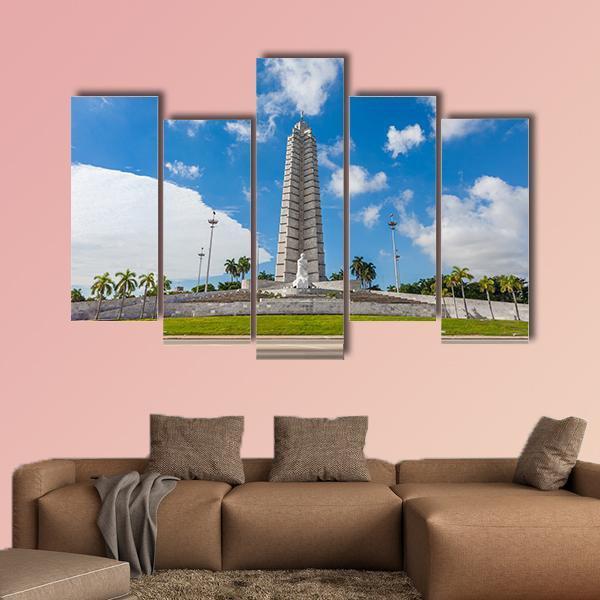 The Jose Marti Memorial Canvas Wall Art-5 Pop-Gallery Wrap-47" x 32"-Tiaracle