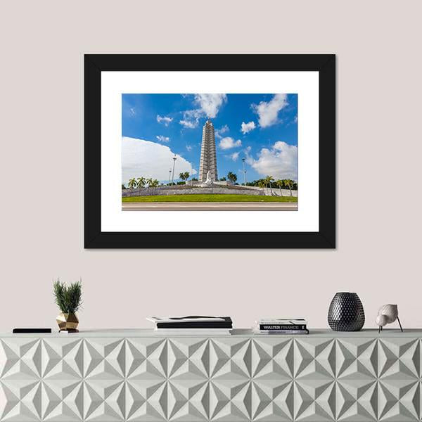 The Jose Marti Memorial Vertical Canvas Wall Art-3 Vertical-Gallery Wrap-12" x 25"-Tiaracle