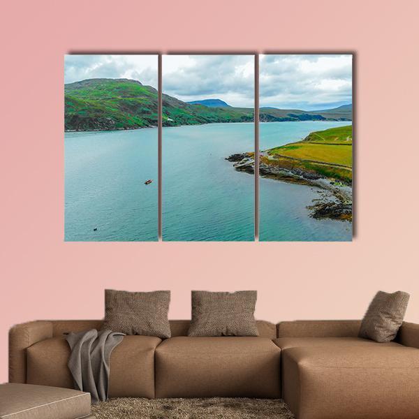The Kyle Of Durness Scotland Canvas Wall Art-3 Horizontal-Gallery Wrap-37" x 24"-Tiaracle