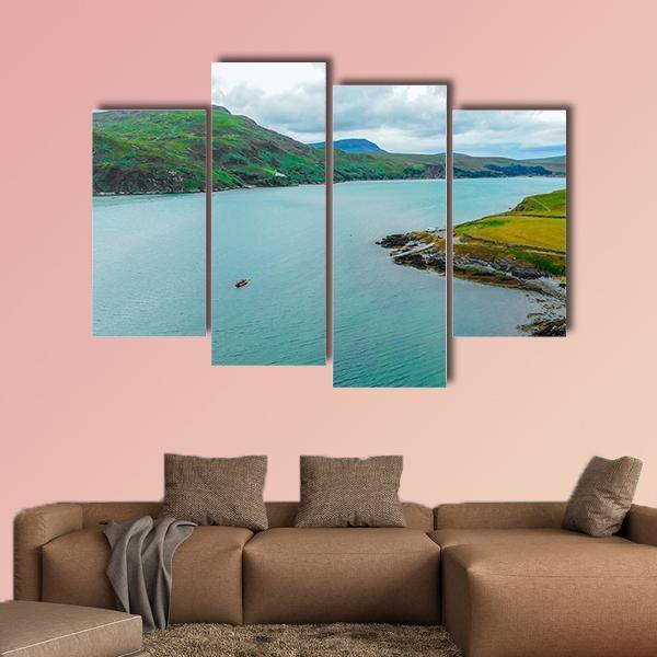 The Kyle Of Durness Scotland Canvas Wall Art-4 Pop-Gallery Wrap-50" x 32"-Tiaracle