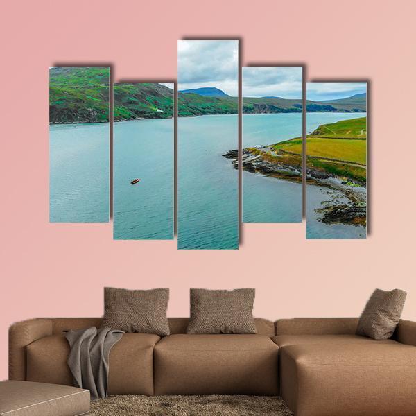 The Kyle Of Durness Scotland Canvas Wall Art-5 Pop-Gallery Wrap-47" x 32"-Tiaracle