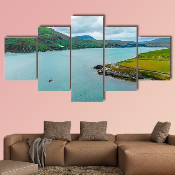 The Kyle Of Durness Scotland Canvas Wall Art-5 Star-Gallery Wrap-62" x 32"-Tiaracle